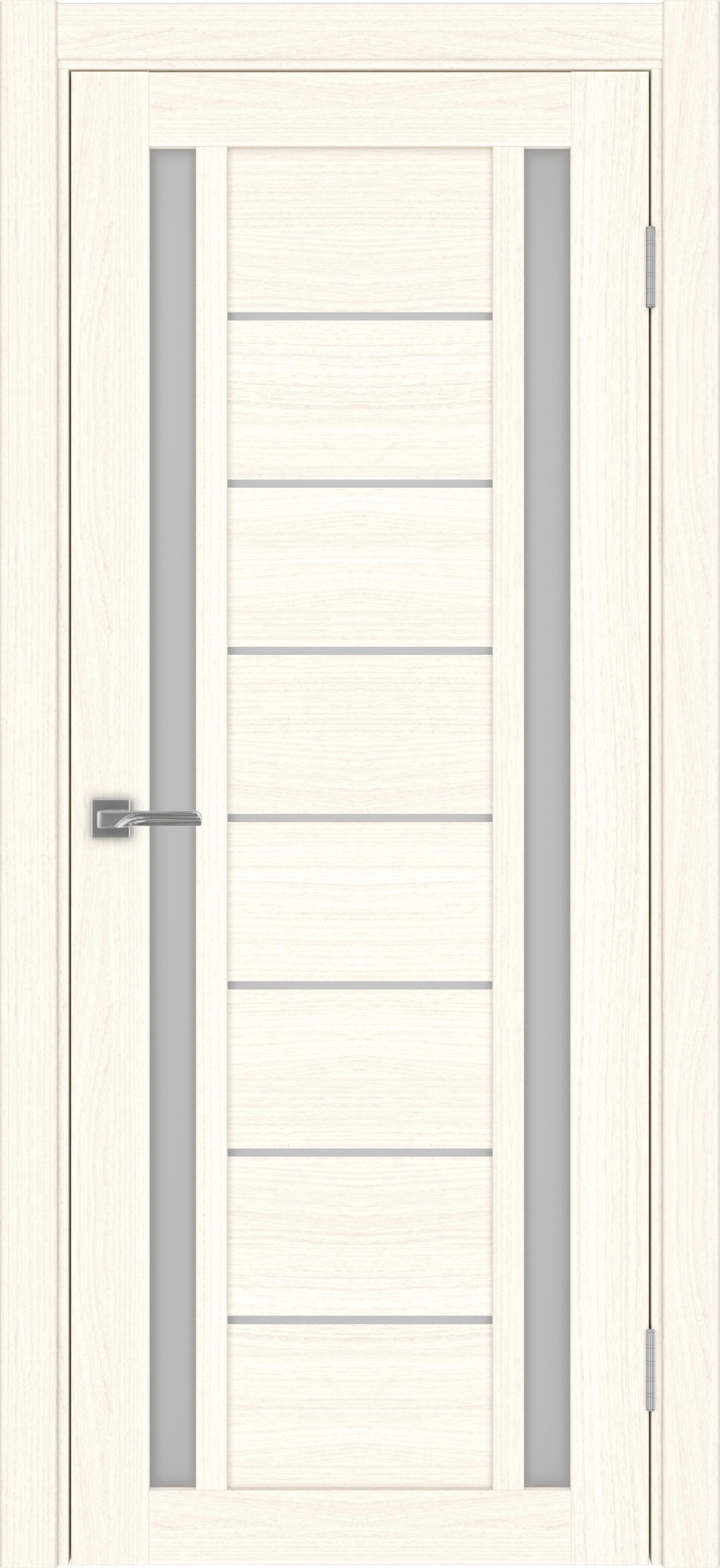 Межкомнатная дверь «Турин 558.212 Ясень светлый» стекло сатин
