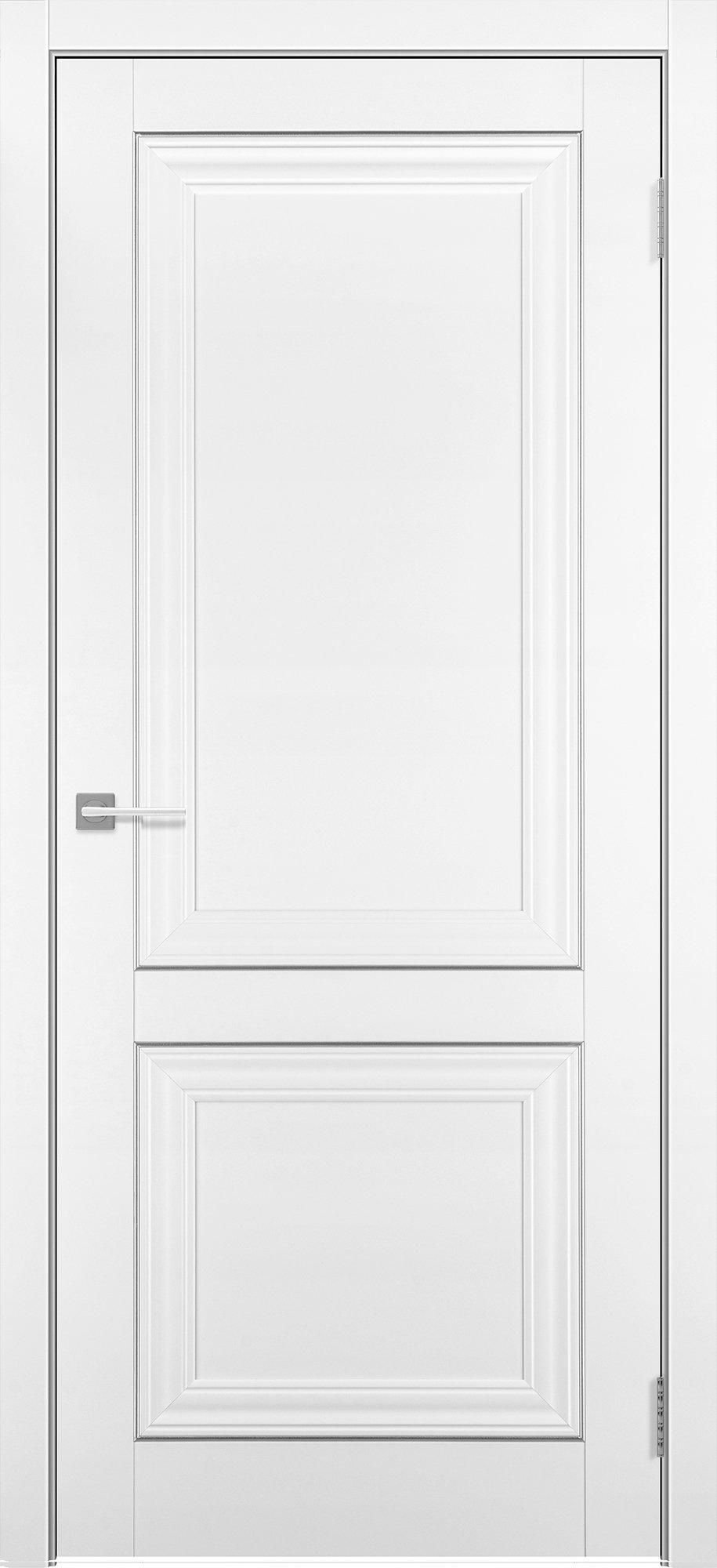 Межкомнатная дверь Гранд 8, покрытие Soft touch, белый бархат