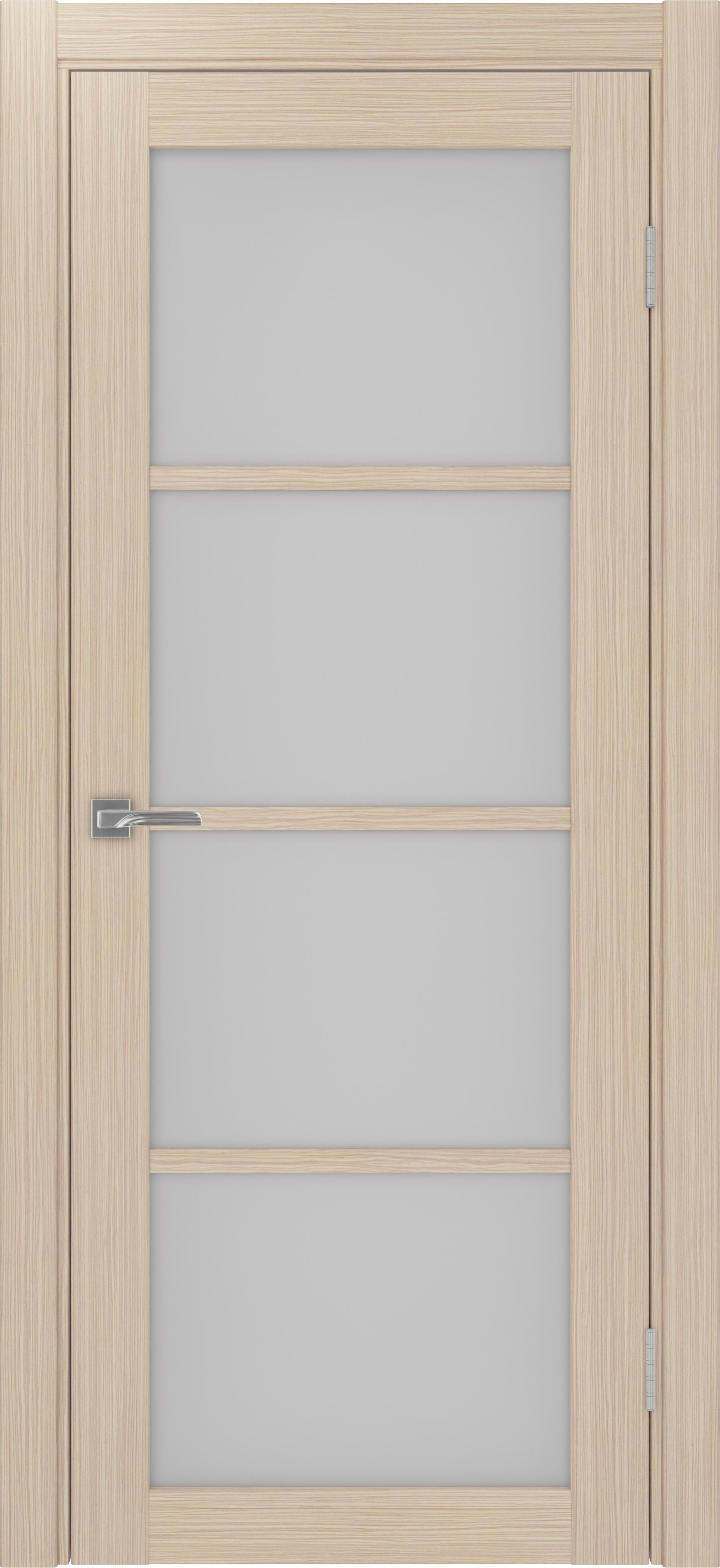 Межкомнатная дверь «Турин 540.2222 Дуб белёный» стекло сатин